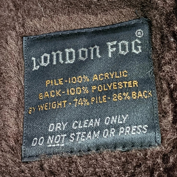 ☂London Fog Vintage 1970s Point Collar Trench Coat Tan Khaki Made in USA 42 Reg - Picture 6 of 16